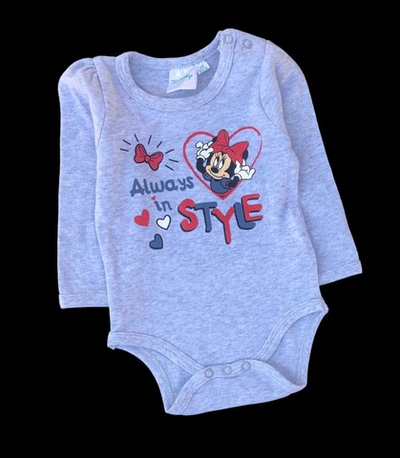 Боді з довгим рукавом, інтерлок ТМ "Disney Baby"