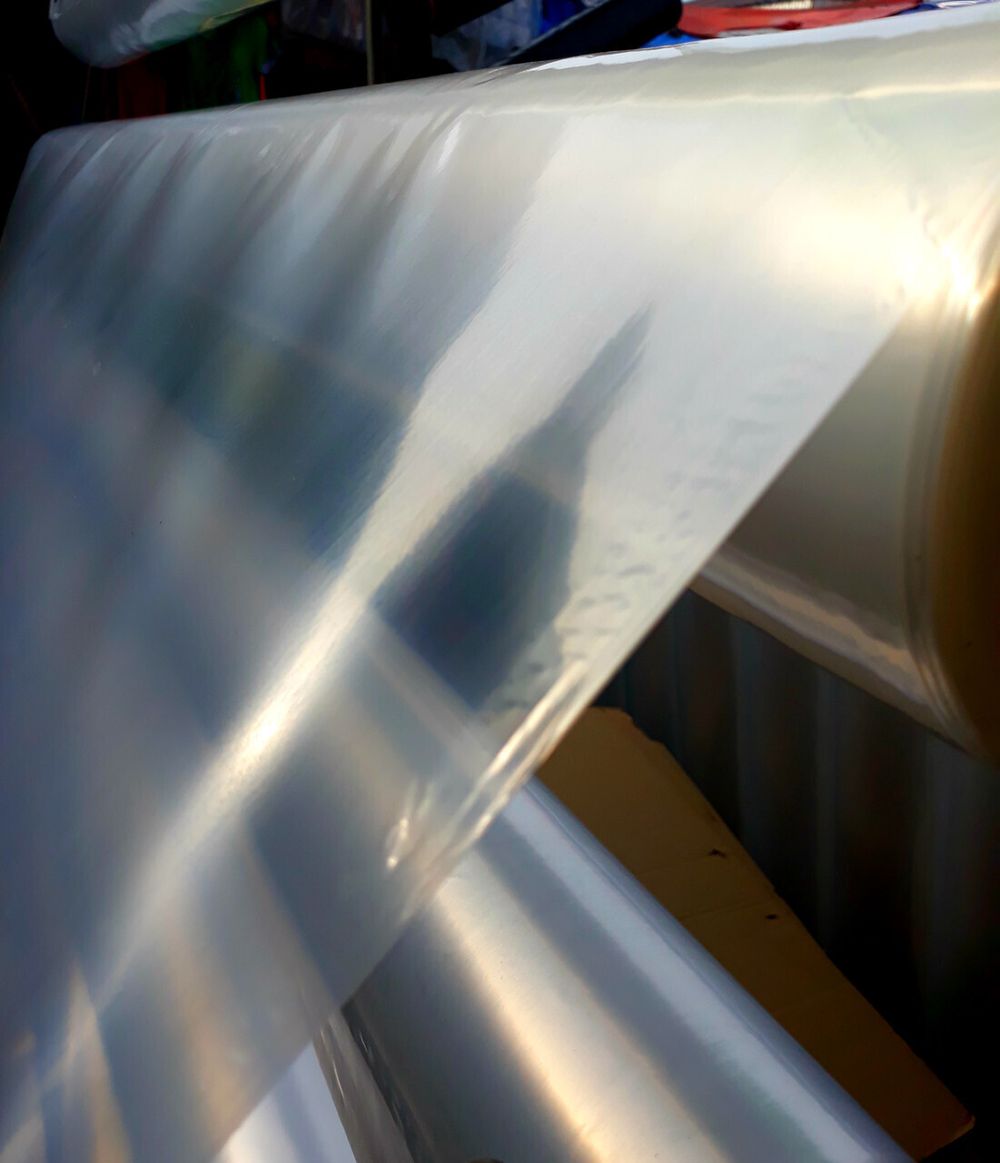 Пленка тепличная (белая), 30мкм, 3м/100м. Прозрачная (парниковая, полиэтиленовая)