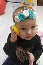 Пов'язка на голову "Квіточка"