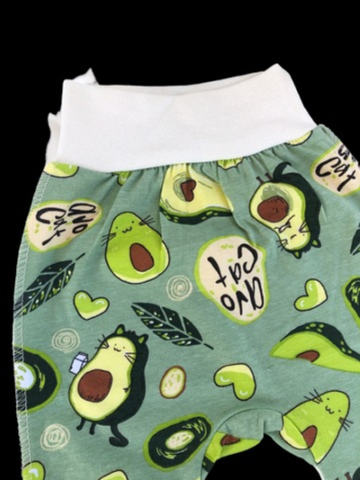 Комплект 3в1: боді з довгим рукавом, повзунки, шапочка "Принт", інтерлок ТМ "Happy ToT" (62 см)