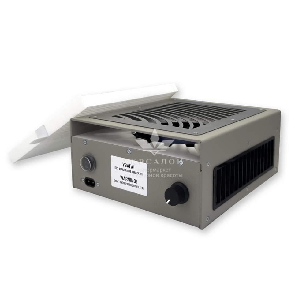 Настільна манікюрна витяжка з HEPA фільтром NT705iF TCV New, сірий
