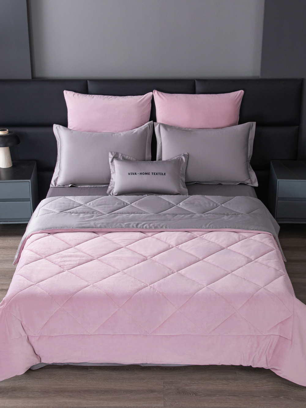 Комплект постельного белья Сатин Velvet Premium с Одеялом VP001