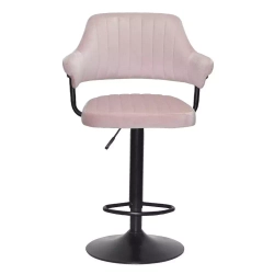 Стілець для візажу Jef velor black