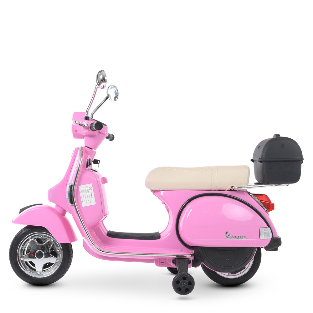 Дитячий електромотоцикл 2 колісний ретро VESPA PX 150 M 4939EL