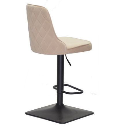 Стільчик для візажу Adamo black quadro Velor