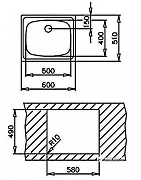 Кухонна мийка TEKA UNIVERSAL 465.465 1B матова PA130N1402/30000048