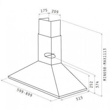 Витяжка ELICA TAMAYA PB IX/A/60/LX (PRF0116503)