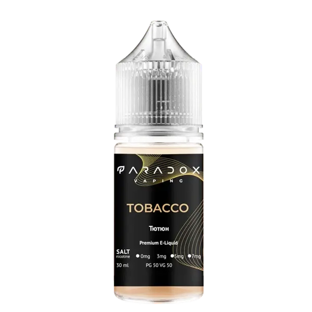 Солевая Жидкость Paradox Tobacco 30мl (Парадокс Табак) 30mg |50mg
