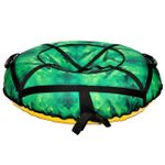 Надувные санки-ватрушки "Зеленый кристалл" диаметр 100 см. (Оксфорд, ПВХ)