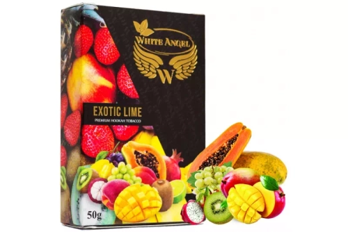 Тютюн White Angel Exotic Lime (Екзотик Лайм) 50г Термін придатності закінчився