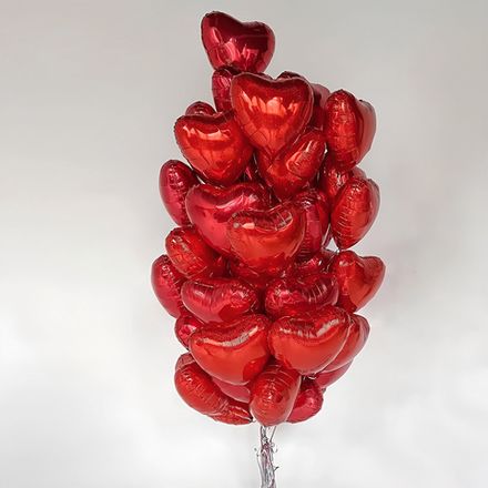 Повітряні кульки серця