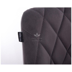 Стільчик для візажу Lari velor black