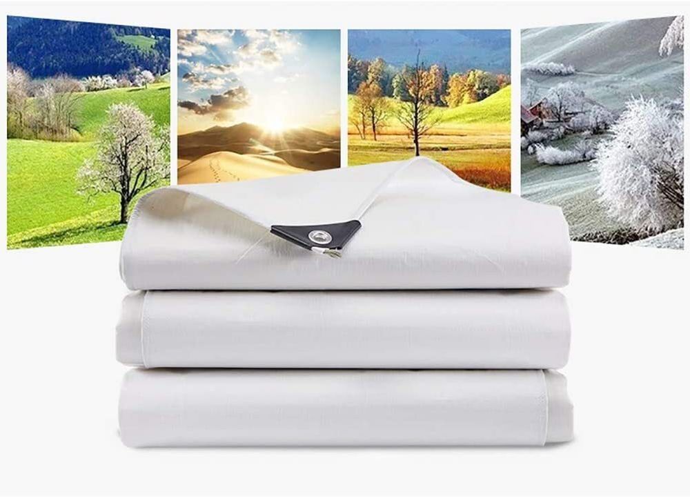 Тент от дождя и снега 3х4 "PLANDEKA"  100г./м2 (серый) тарпаулиновый