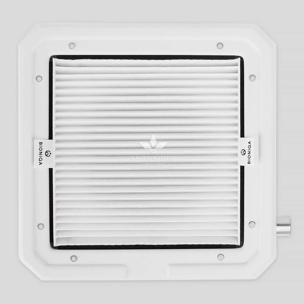 Настольная вытяжка для маникюра с HEPA фильтром Bioniqa Tabletop H V3 White