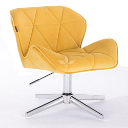 Стільчик клієнта Paris velor cross