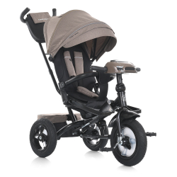 Дитячий триколісний велосипед Turbo Trike MT 1007 гумові колеса