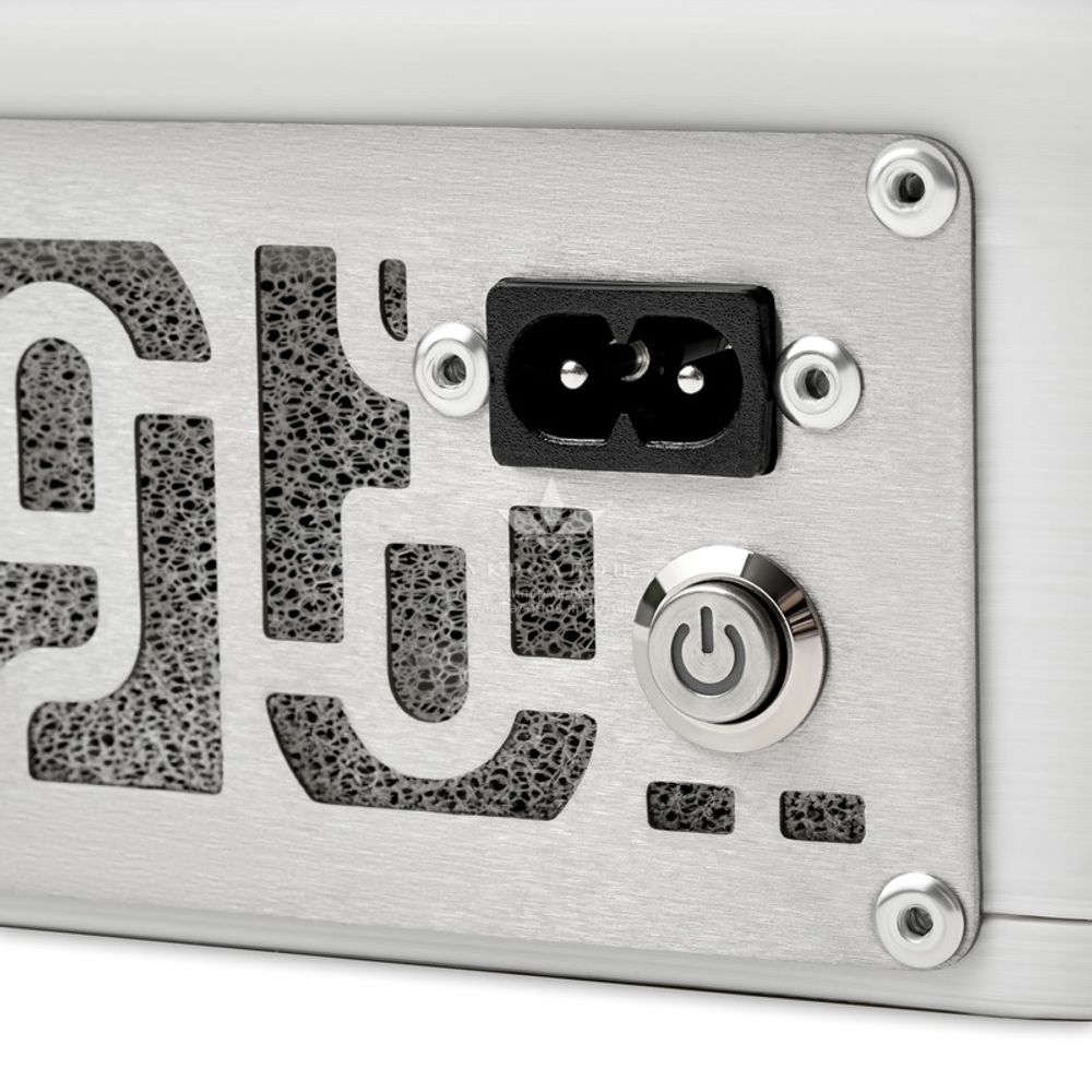 Вытяжка для маникюра врезная Ulka Prime, цвет белый (сетка металлик)