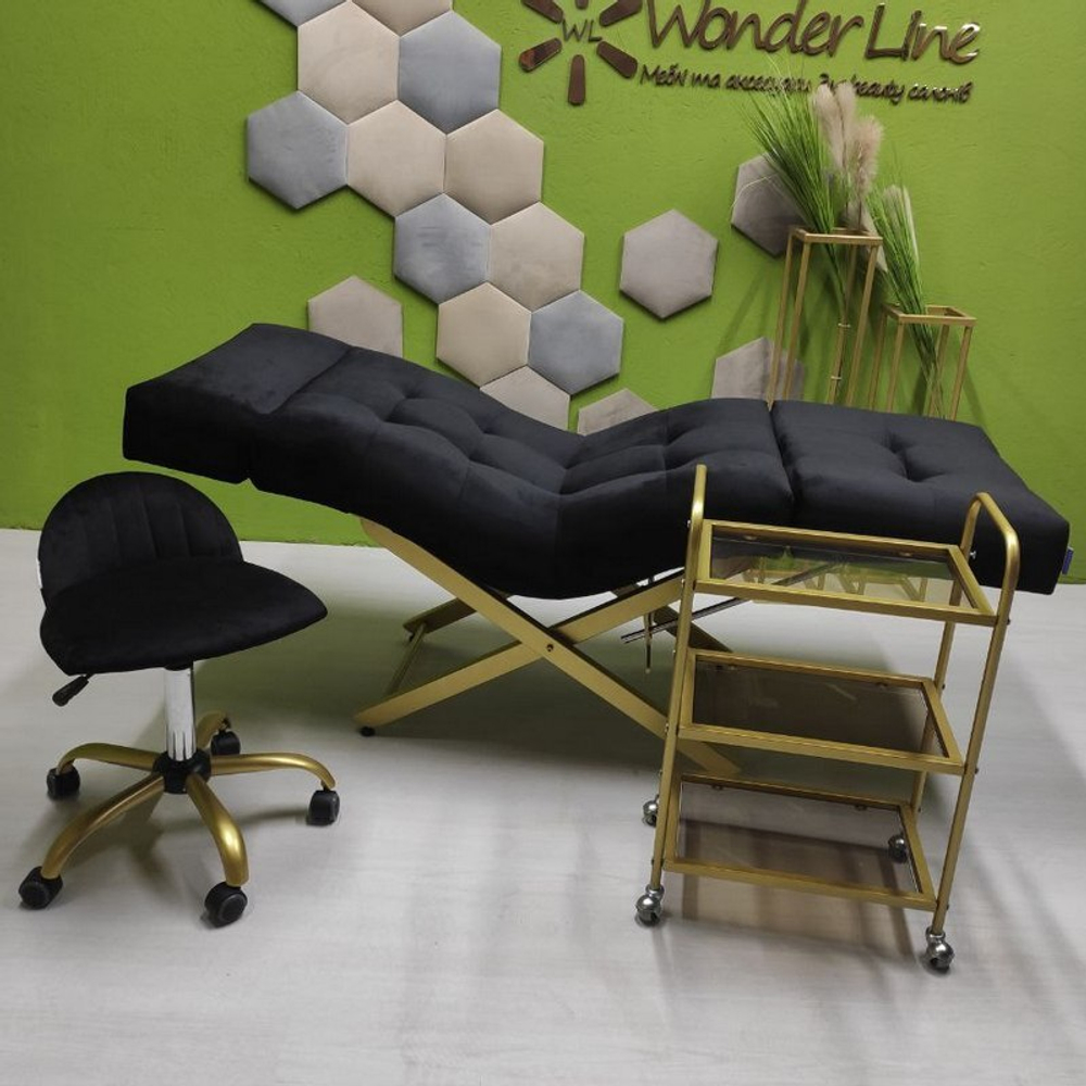 Комплект меблів для лашмейкерів та бровістів Tertio Gold 101