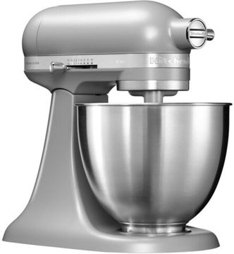 Планетарний міксер KitchenAid Artisan MINI 5KSM3311XEFG з відкидним блоком матовий сірий