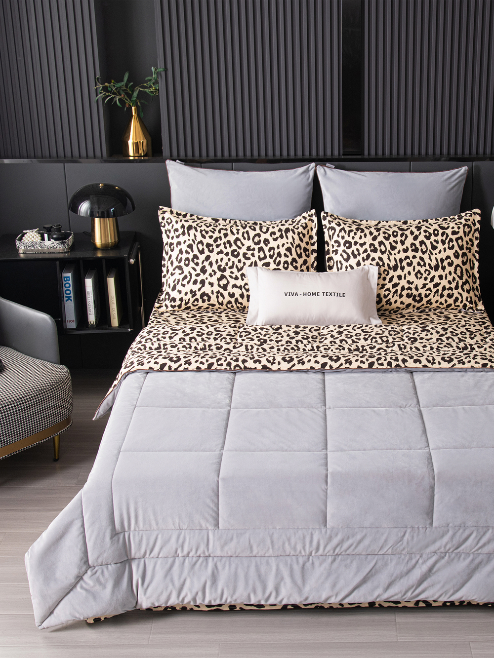 Комплект постельного белья Сатин Velouria Luxe с Одеялом VL001