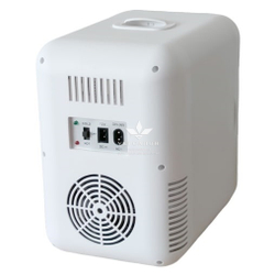 Мини холодильник для косметики, зеркальный, 2 в 1 "Охлаждение + Нагрев", 6л