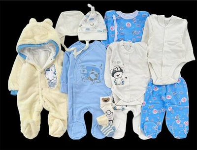 Гарний набір одягу для новонародженого хлопчика, якісний одяг для немовлят, зима, холодний демісезон (осінь, весна), зріст 62 см, бавовна