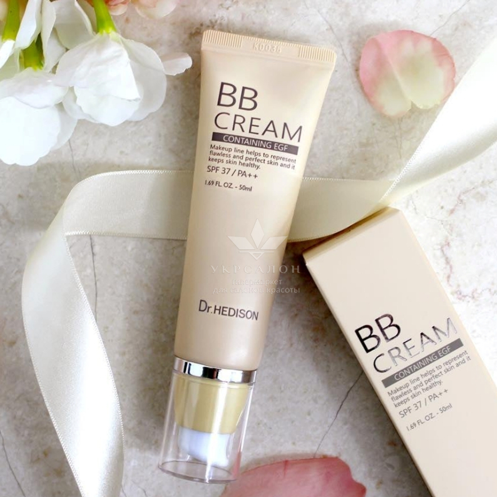 ВВ-крем Dr.Hedison з пептидами і сонцезахистом SPF37 / PA ++