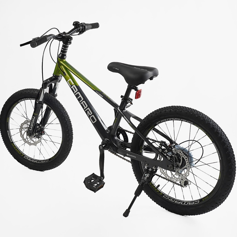 Детский спортивный велосипед 20 дюймов Corso Camaro магниевый, оборудование Shimano