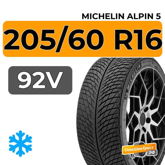 Michelin Alpin 5 205/60 R16 92V RunFlat