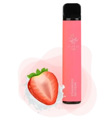 Elf Bar 1500 - Strawberry Ice Cream 5% Nic