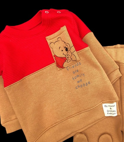 Костюм 2в1: світшот, штани "Вінні", трьохнитка з начосом ТМ "Murat Baby" (74 см)