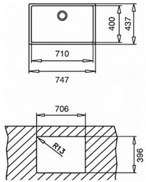 Кухонна мийка TEKA TOP BE LINEA 71.40 R15 10138006