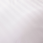 Пододеяльник Страйп Сатин Однотонный Отель белый 100% Хлопок 3x3 P3CTH037180215