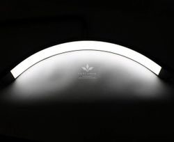 Безтіньова Led лампа для бьюті майстра Smart Moon Light HD-M8X, 60 Вт, чорна