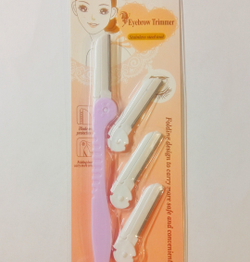 Триммер для бровей, со сменными лезвиями