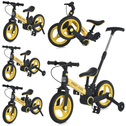Дитячий велосипед-трансформер Profi Kids MB 1021 з батьківською ручкою