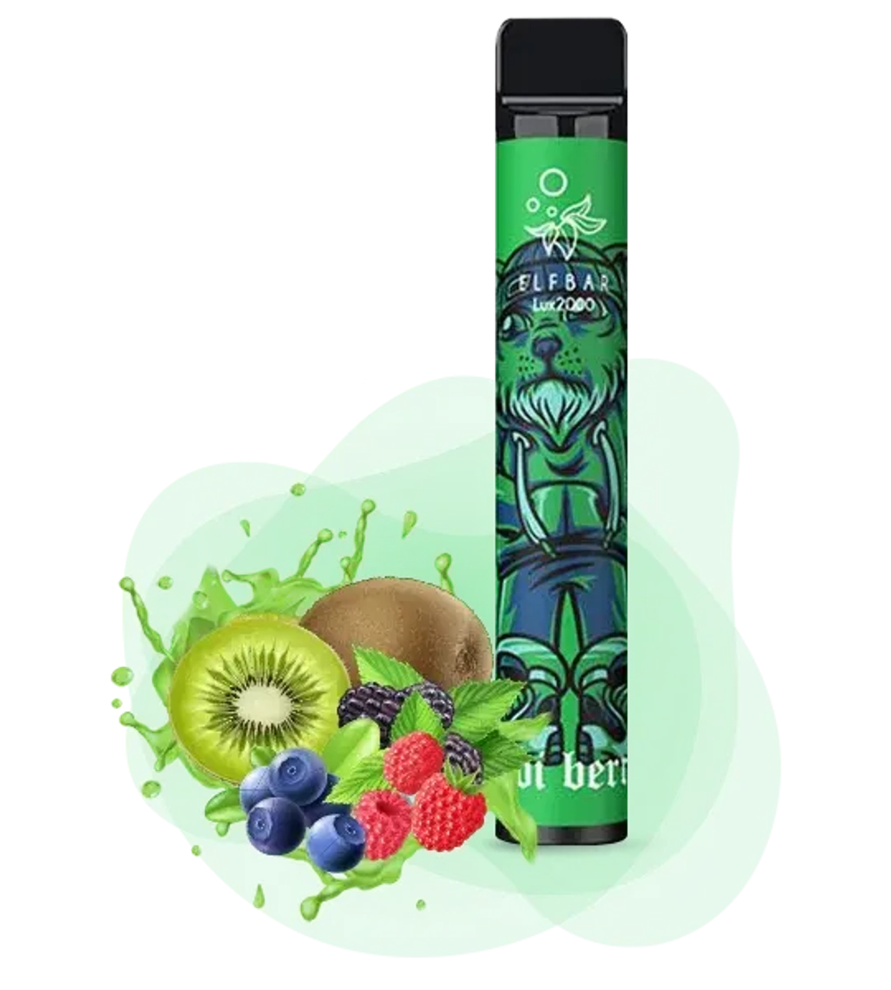 Elf Bar 2000 - Kiwi Berry (5% nic, Lux)