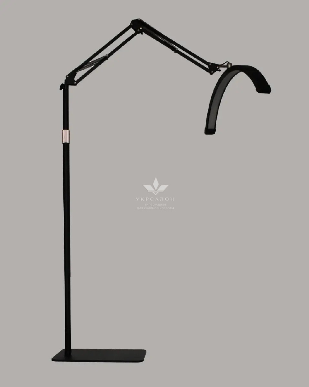 Безтіньова Led лампа для бьюті майстра універсальна AND, 40 Вт, чорна