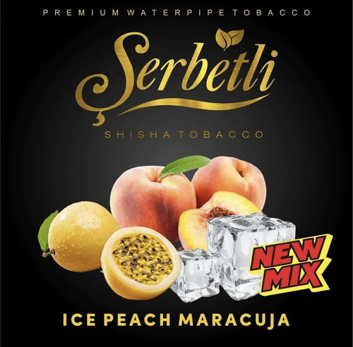 Табак Serbetli Ice Peach Maracuja (Щербетли Персик Маракуйя Лед) 50г