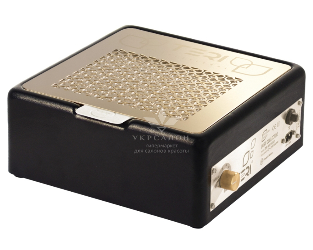 Настільна манікюрна витяжка з Hepa фільтром Teri 800, колір чорний (сітка золота)
