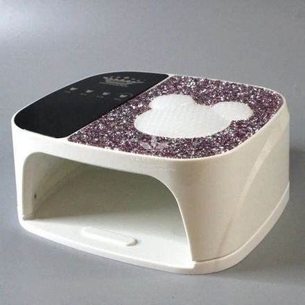 Лампа для манікюру з акумулятором LED+UV Master Professional SUN S80, 168 Вт, біла