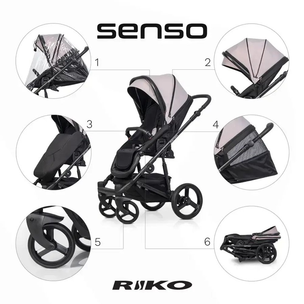 Універсальна коляска 2 в 1 Riko Senso