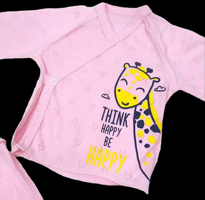 Комплект 2в1: льоля, повзунки "Жирафеня", рібана ажур ТМ “Dexter's” (62 см)