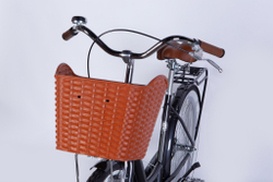 Велосипед городской 26 дюймов Dorozhnik Lux Velosteel 2025 с корзиной и багажником, рама 17"