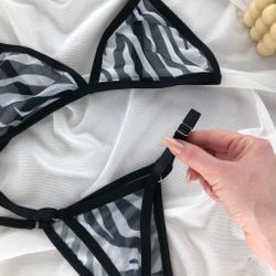 Комплект з принтом зебра