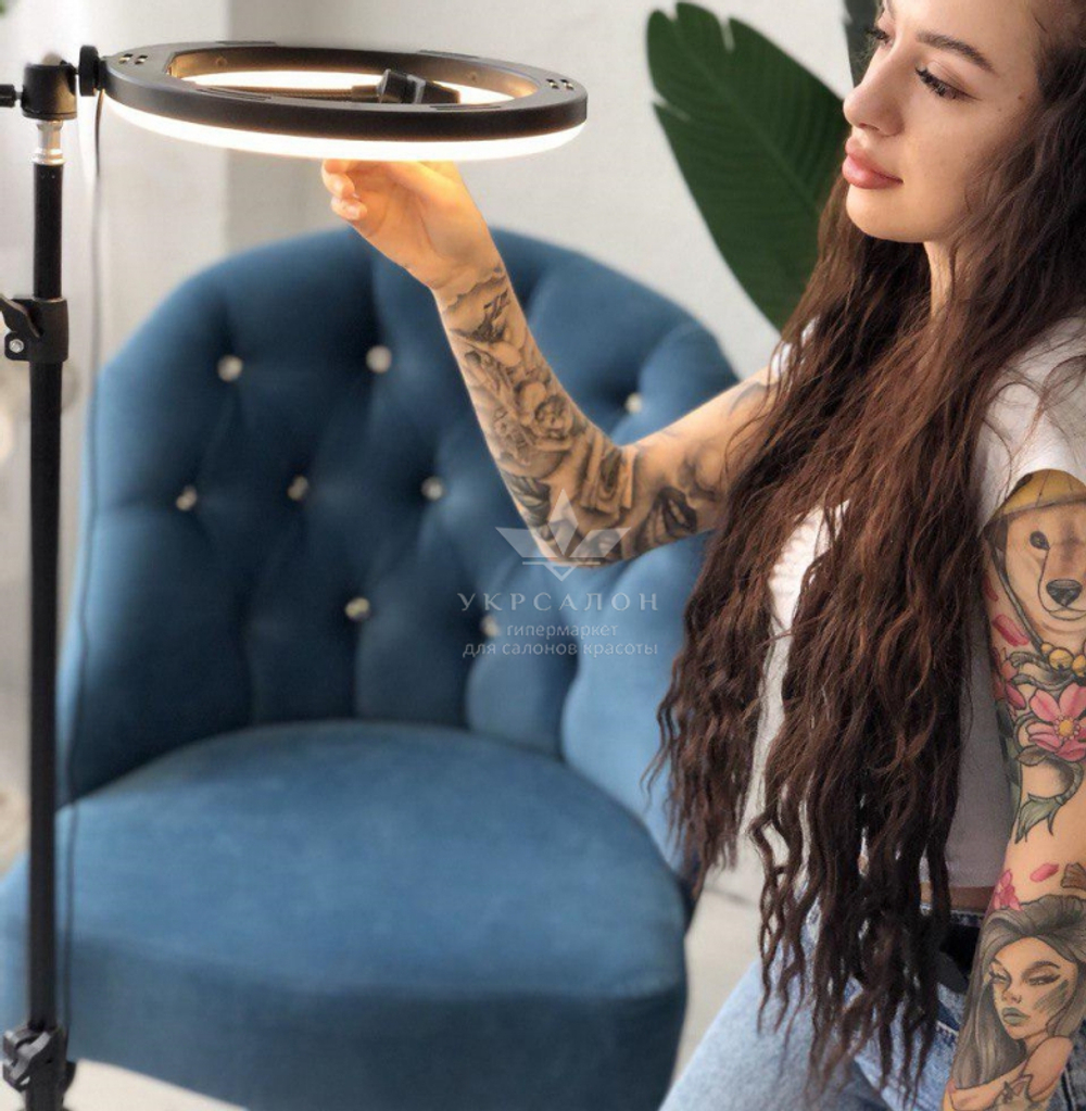 Кільцева лампа Elexy 26 з функцією роботи від повербанку