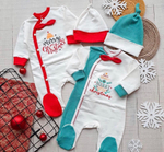 Чоловічок з шапочкою "Merry Christmas", футер ТМ "Happy TOT"