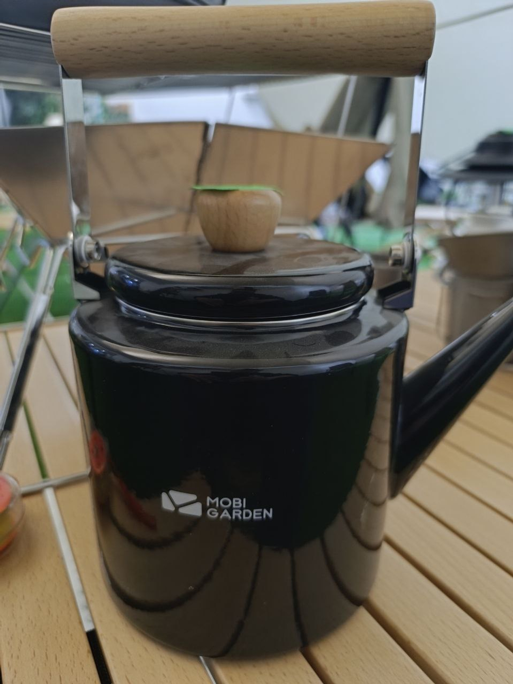 Чайник походный черный