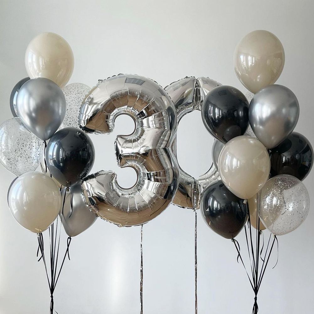 Шары на день рождения 30 лет