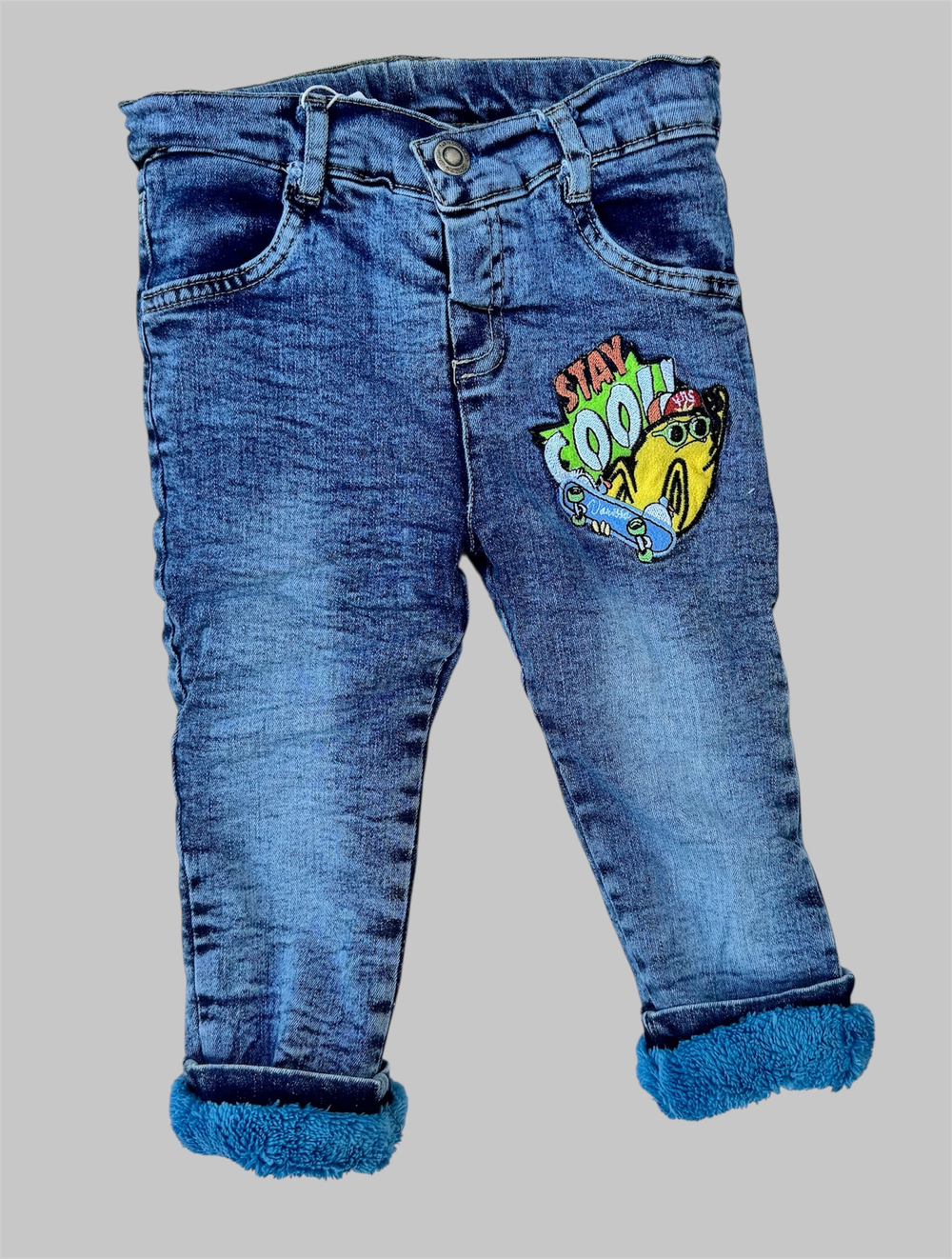 Джинси "Stay Cool", джинс на махрі, ТМ "Vanessa" (92 см)